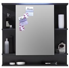 Armoire murale salle de bain avec tablette et miro