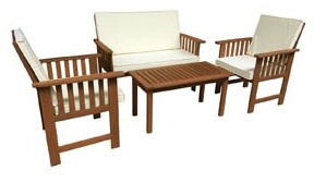 Salon de jardin en bois exotique Bangkok - Maple -