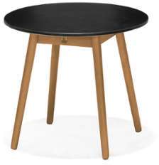 Table d appoint ronde D54cm plateau duranite et pieds Table d appoint ronde D54cm