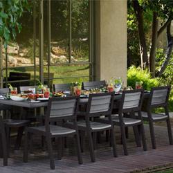 Salon de jardin HARMONY Gris anthracite