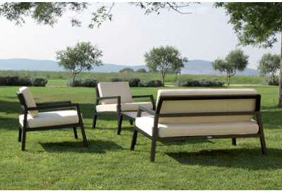 Salon de jardin en aluminium Modena