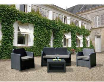 GAP LAGOS - Salon bas de jardin - Graphite - S7705Y GAP LAGOS - Salon bas de jardin