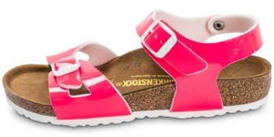 Birkenstock Rio Enfant Vernis Neon Rose - Sandales