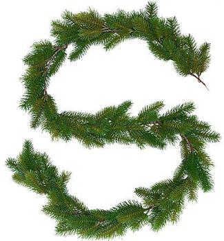 Guirlande de sapin artificiel vert Guirlande de sapin artificiel