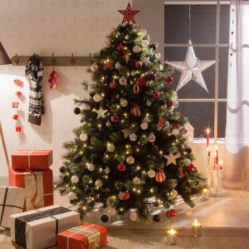 Sapin de noël artificiel très dense à leds BAVARIA