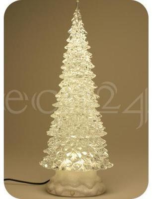 Arbre de noel déco avec effet scintillant blanc chaud Arbre de noel déco avec effet