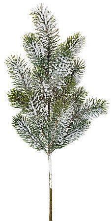 Branche de sapin, vert/blanc, 49 cm