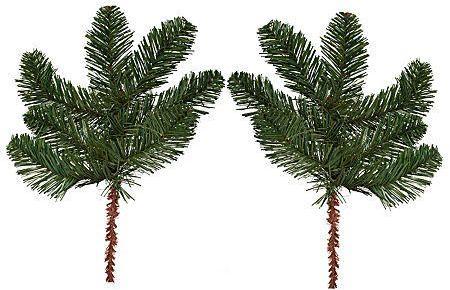 Rameaux de sapin artificiel 39 cm 2 pièces Rameaux de sapin artificiel