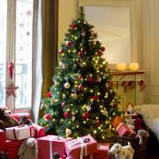 Sapin de noël artificiel avec leds CAP NORD 270cm Sapin de noël artificiel avec