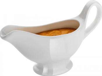 Saucière - Porcelaine Blanche Brillante - 180x55x1