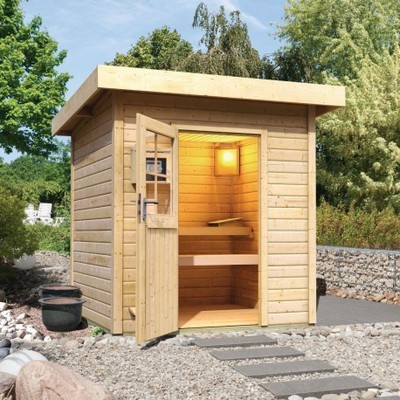 Sauna dextérieur TORGE 3 à 4 places 38mm KARIBU