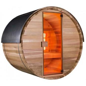 Sauna dextérieur Tonneau InfraGarden 195 - 3 plac