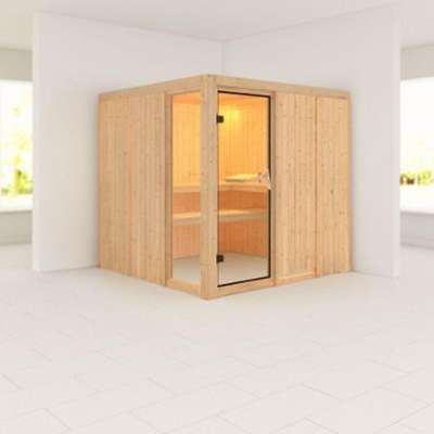 Sauna traditionnel 68mm - 2 à 3 personnes Helin -