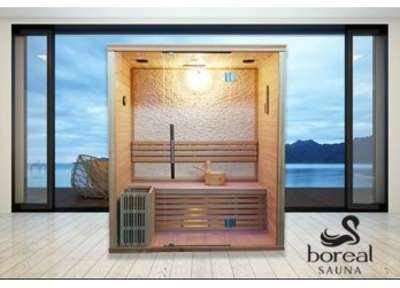 MODELE EXPO Sauna Boreal Vapeur 3 places 160