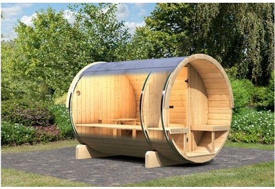 Sauna vapeur extérieur Baril 2 sans poêle