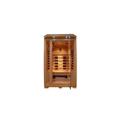 CABINE SAUNA INFRA ROUGE 2 PLACES LUXE