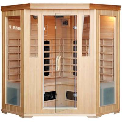 CABINE SAUNA LUXE INFRAROUGE 3/4 PLACES - CONCEPT-