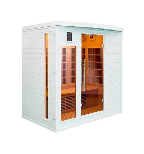 Sauna Infrarouge France Sauna SOLEIL BLANC - 4 Pla
