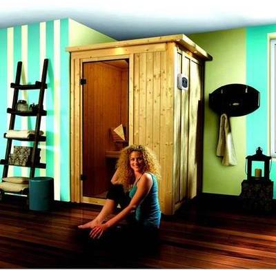 Sauna traditionnel Plug Play 2 places dont 1 allon