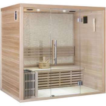 Sauna traditionnel LUXE 4 places SNÖ poêle SAWO 8000W Sauna traditionnel LUXE 4