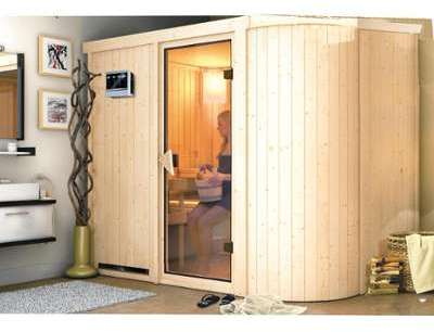 Sauna exclusif 68mm 2 places Titania 4 - Karibu