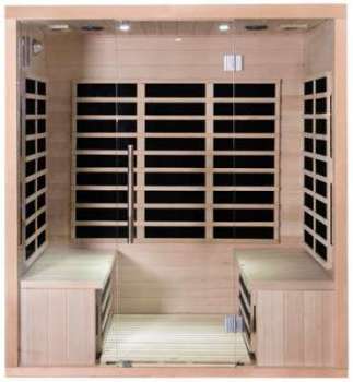 Sauna infrarouge panneaux carbone 3200W LUXE 4 places Sauna infrarouge panneaux