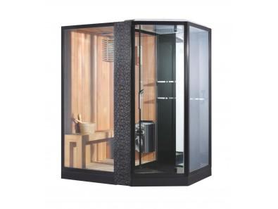 Sauna combiné douche design
