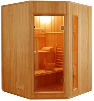 Sauna vapeur ZEN - Angulaire - 3 places