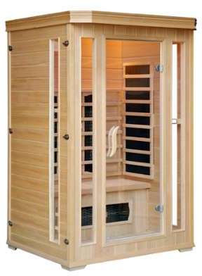 CABINE SAUNA INFRA ROUGE 2 PLACES LUXE - CONCEPT-U