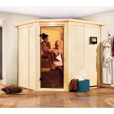 Promotion sauna traditionnel Siirin + couronne ext