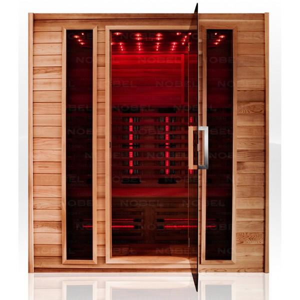 Sauna Infrarouge Nobel 180 Cèdre Rouge Triple XXL