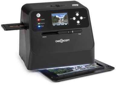 OneConcept PDF-14B Scanner 4 en 1 photo diapo pell