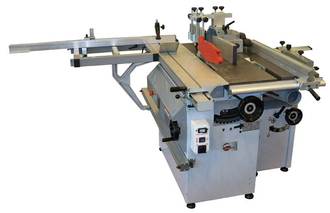 Combiné à bois 5 fonctions 250 mm monophasé