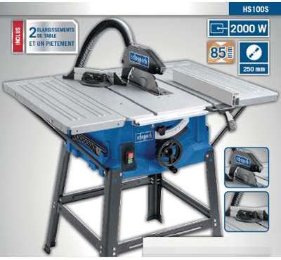 Scheppach - Scie circulaire sur table 2000W Ø 250m
