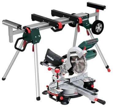 Metabo Scie à onglet et radiale KGS 216 M + Socle