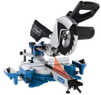Scheppach Scie à onglet combinée coulissante HM80M