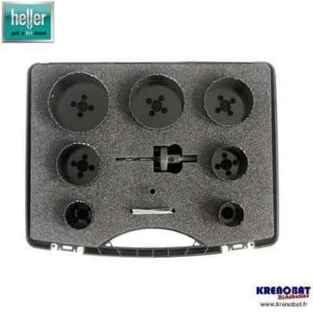 Coffret scies cloches HSS 35 40 50 60 68 76 83 mm PRO Coffret scies cloches HSS