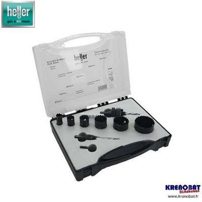 Coffret scies cloches HSS 16 20 25 32 40 51 mm PRO Coffret scies cloches HSS