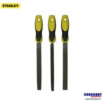 3 limes mi-douces 200 mm STANLEY 3 limes mi-douces 200 mm STANLEY