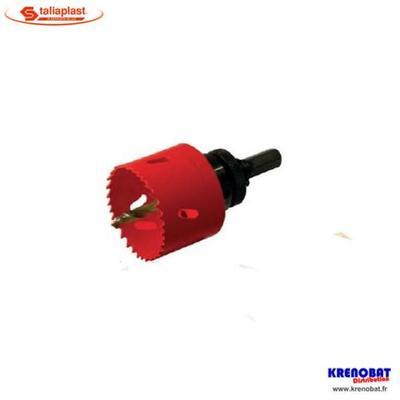 Kit scie trépan pour plaquiste 67 mm TALIAPLAST Kit scie trépan pour plaquiste