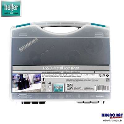 Coffret scies cloches HSS 19 25 38 48 68 83 mm PRO Coffret scies cloches HSS