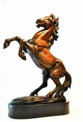 Sculpture Bronze - cheval étalon Sculpture Bronze - cheval