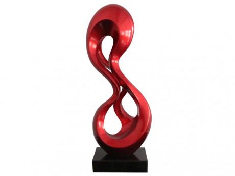 Grande statue CECILIA en résine - L.25 x H.79 cm