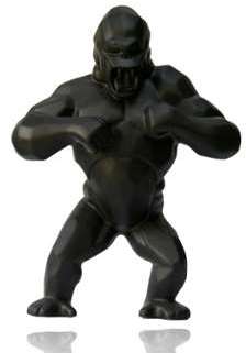 Wild Kong Black Porcelain by Richard Orlinski