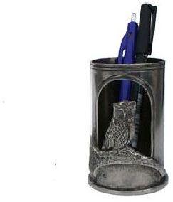 ETAIN POT CRAYONS HIBOU