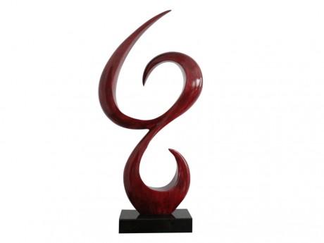 Grande statue HIMALAYA en résine - L.37 x H.79 cm