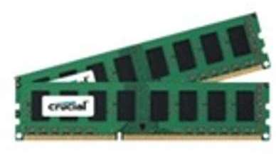 Crucial - DDR3 - 4 Go : 2 x 2 Go - DIMM 240 broche