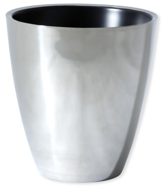 Seau à champagne en aluminium noir 19cm
