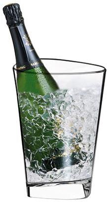 Seau à champagne Delta transparent - Verrerie de l