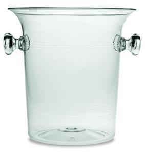 Seau à champagne Basic transparent 9+1 gratuit - C